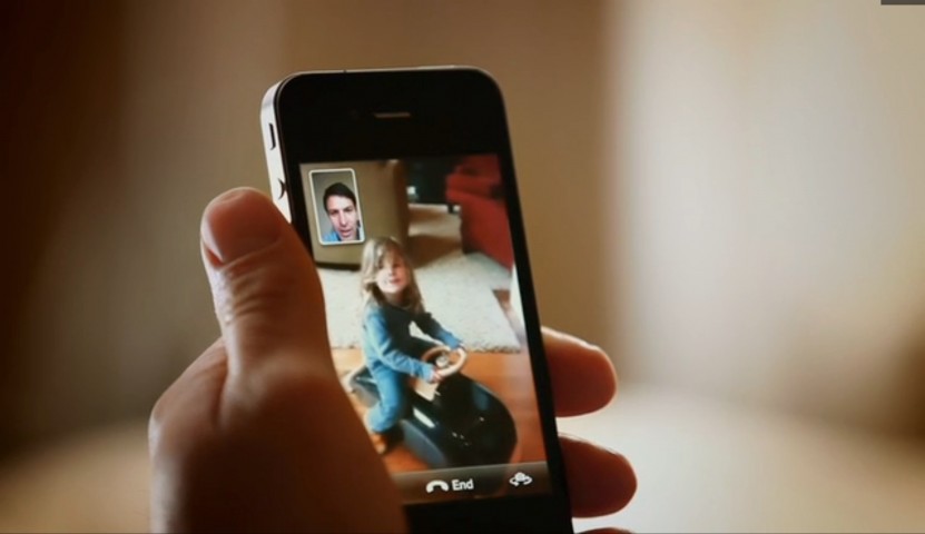 Photo: Apple iPhone 4 commercial